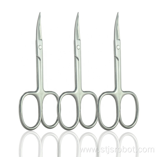 Professional Nail Scissor Manicure For Nails Eyebrow Nose Eyelash Cuticle Scissors Curved Pedicure